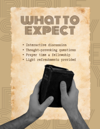 Brown Bible Study Event Folder Template - Page 4