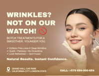 Brown Professional Botox Treatment Promotion Template Flyer (us Letter)