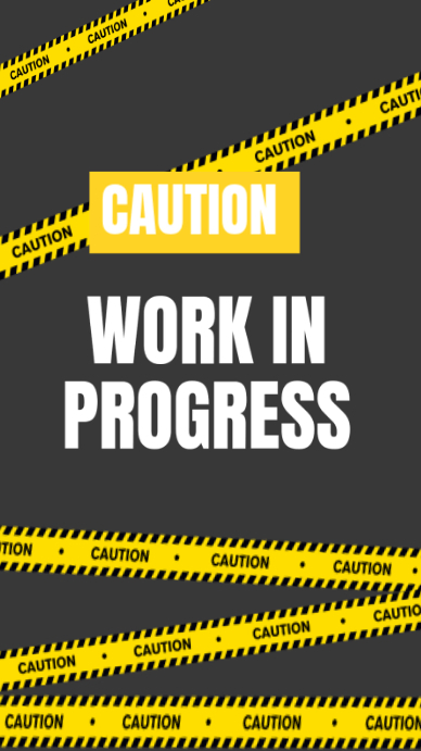 Caution Sign Facebook Story Template | PosterMyWall