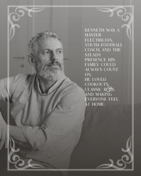 Brown Celebration of Life Instagram Portrait Template - Page 3