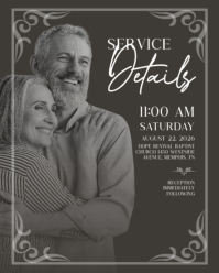 Brown Celebration of Life Instagram Portrait Template - Page 2