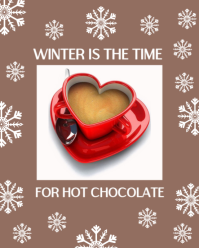 Brown Professional Christmas Instagram Portrait template