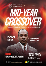 Brown Professional Church Event A4 template