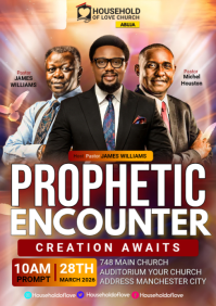 Brown Professional Church Event A5 template