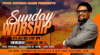 Brown Church Event Display digitale Template