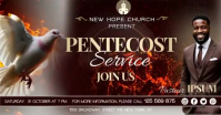 Brown Professional Church Event Facebook Shared Image Video template