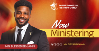 Brown Professional Church Event Promotion Facebook Shared Image template