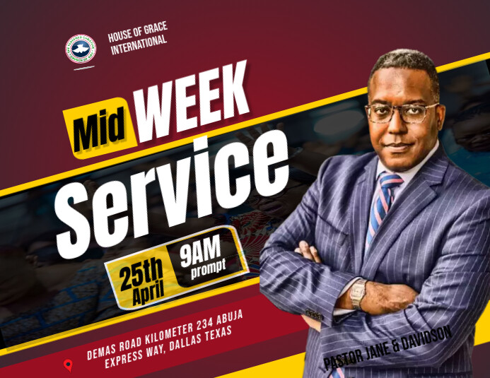 Brown Professional Church Flyer Flyer (us Letter) Template PosterMyWall