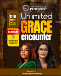 Brown Church Worship Event Instagram Portrait Template