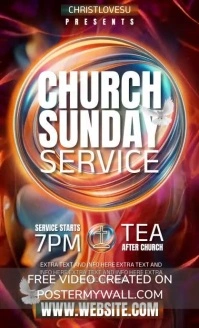 Brown Professional Church Sunday Service Us L template