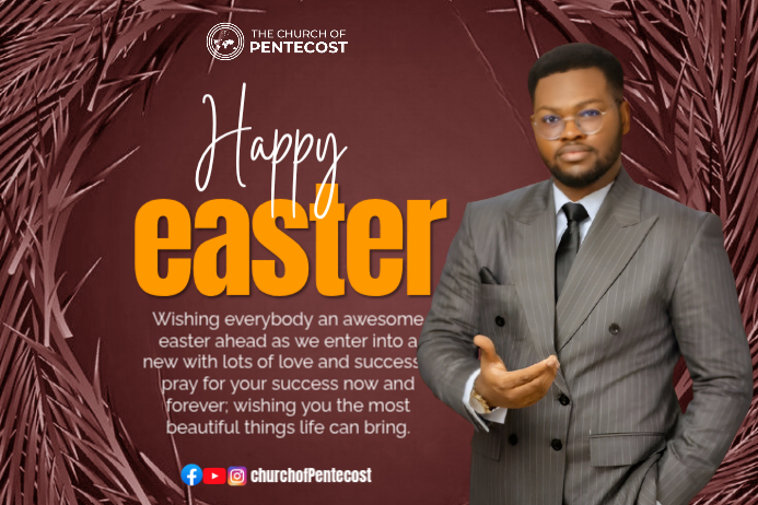 Brown Professional Easter Celebration Poster Template | PosterMyWall