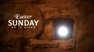 Brown Professional Easter Sunday Digital Display Video template
