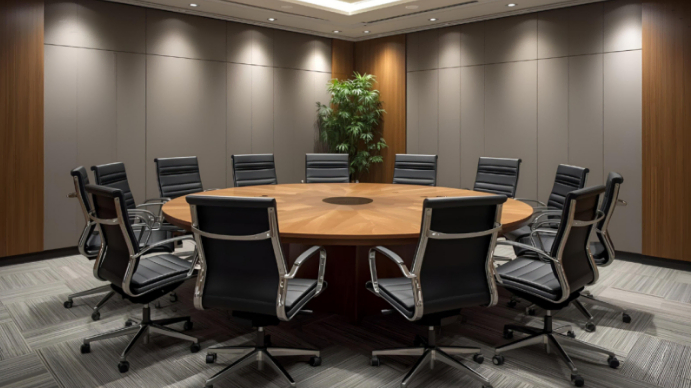 Brown Professional Executive Modern Conference Room Digital Display (16:9) template