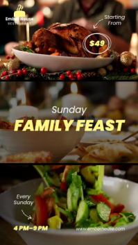 Braun Family Feast Promotion Instagram Reel Template