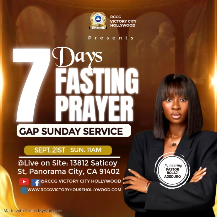 Copy of Brown Professional Fasting Prayer Event Instagram Post ...