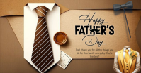 Brown Professional Father's Day Facebook Shared Image template