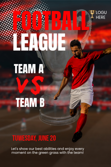 Football League Match Posters Template | PosterMyWall