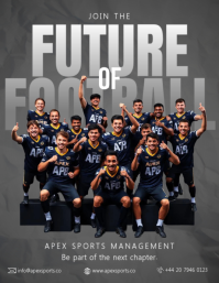 Brown Football Talent Showcase 传单(美国信函) Template - Page 12