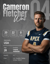 Brown Football Talent Showcase 传单(美国信函) Template - Page 9