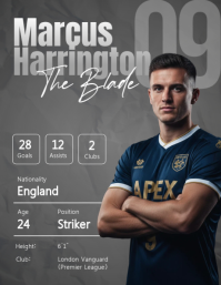 Brown Football Talent Showcase 传单(美国信函) Template - Page 2