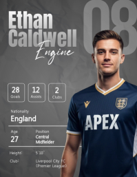 Brown Football Talent Showcase 传单(美国信函) Template - Page 6