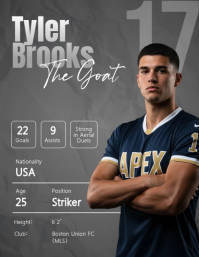 Brown Football Talent Showcase 传单(美国信函) Template - Page 5