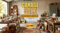 Castanho Garage Sale Twitter-bericht Template