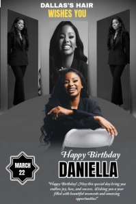 Brown Professional Happy Birthday Design  Pinterest Graphic template