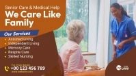 Brown Professional Home Care Services Twitter template
