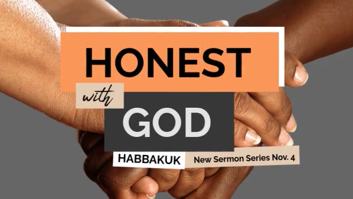 Brown Professional Honest With God New Sermon Series Youtube Thumbnail ...