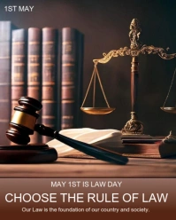 Brown Professional Law Day  Instagram Portrait template
