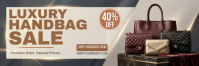 Brown Luxury Handbag Sale Twitter-header Template