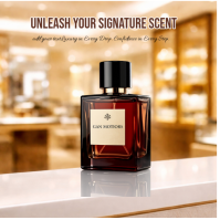 Brown Professional Luxury Perfume Promotion Instagram Post template