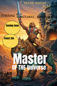 Brown Professional Master Of The Universe Movie  Poster template