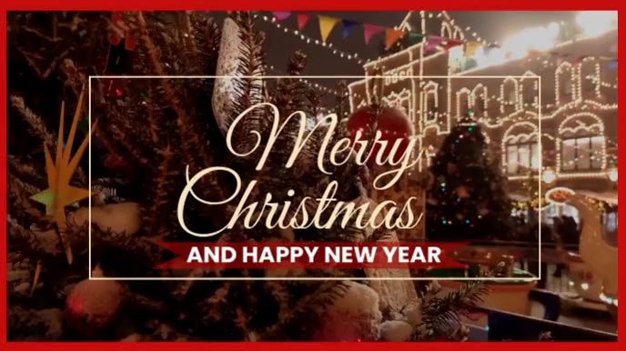 Copy of Brown Professional Merry Christmas And Happy New Year Video ...