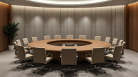 Brown Professional Modern Conference Room Digital Display (16:9) template