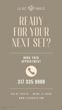 Brown Nail Salon Price List Instagram-verhaal Template - Page 4