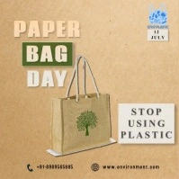 Brown Professional Paper Bag Instagram Post template