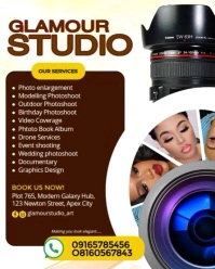 Brown Professional  Photography Studio Design Template  Instagram Portrait