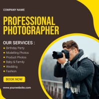Brown Professional Professional Photographer template