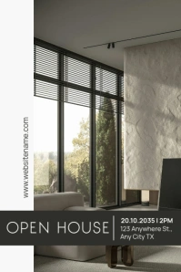 Brown Professional Real Estate Poster Iphosta template