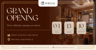 Brun Restaurant Grand Opening Obraz udostępniany na Facebooku Template - Page 1
