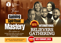 Brown Professional Spiritual Gathering Event A1 template
