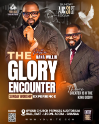 Cokelat Sunday Worship Experience Instagram Portrait Template