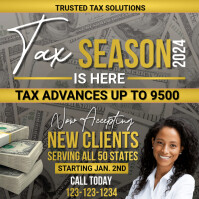 Brun Tax Services Promotion Instagram Post Template