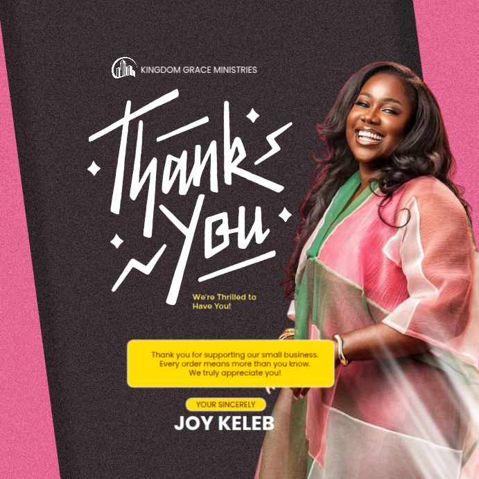 Copy of Brown Professional Thank You Note Instagram Post | PosterMyWall