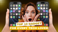 Brown Professional Top 10 Gadgets For Every Tech Lover Youtube Thumbnail template