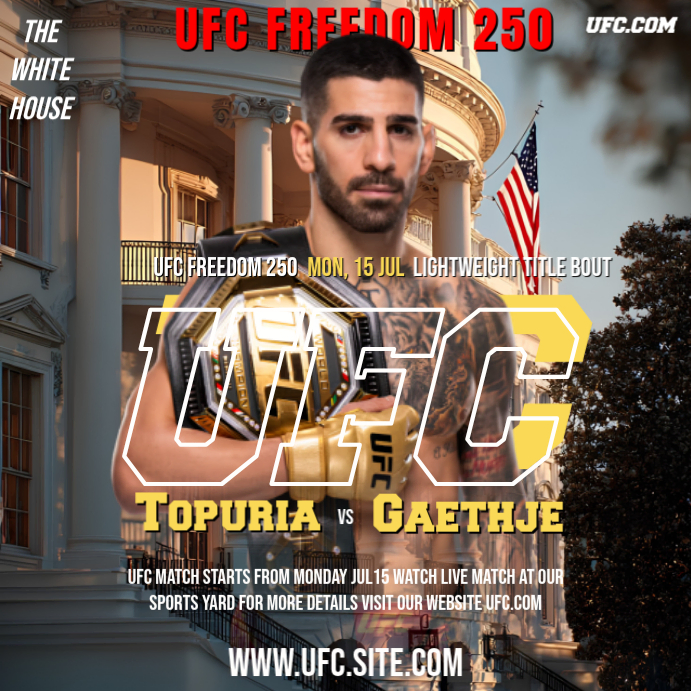 Modèle Ufc Fight Promotion | PosterMyWall