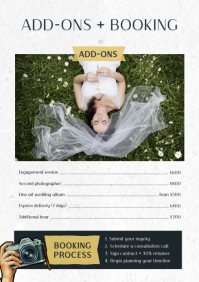 Brown Wedding Photography A4 Template - Page 3