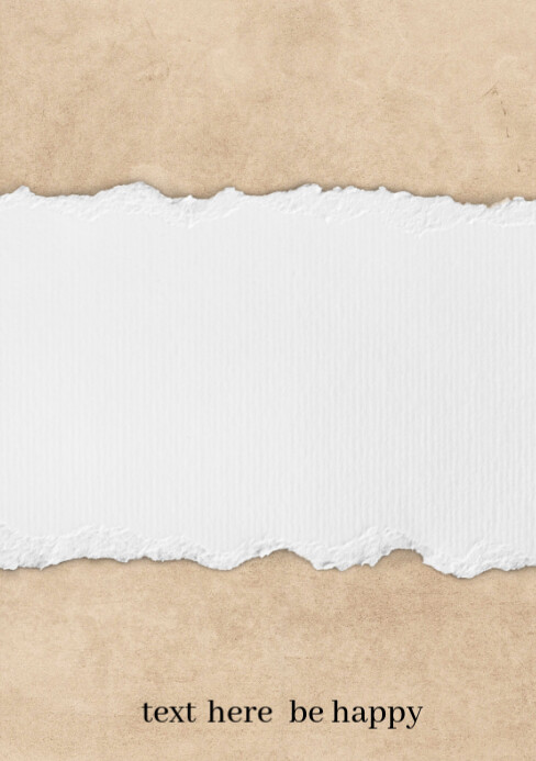 Brown Professional White Pages Only Background  A5 template